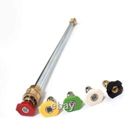 Professional Jet Wash Lance M22 14mm 4000 PSI Cleaning Power for All Surfaces