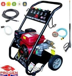 Progen 2500psi Petrol Power Pressure Jet Washer Engine With Gun Hose Easy Start