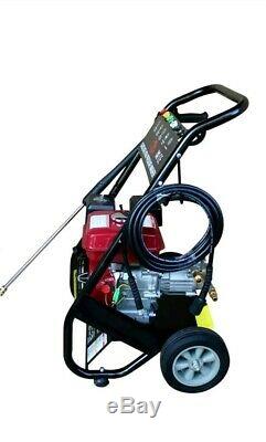 Progen Petrol Power Jet Washer 2500psi 6.5hp Engine With Gun Hose Free Oil