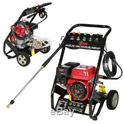 Quiet Petrol Pressure Power Washer 2500 PSI 7HP High Jet Washers Cleaner 9L/min