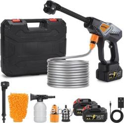 Rechargeable Cordless Power Washer 600PSI Strength for Car and Patio Cleaning