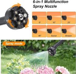 Rechargeable Cordless Power Washer 600PSI Strength for Car and Patio Cleaning