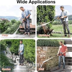 Rechargeable Cordless Power Washer 600PSI Strength for Car and Patio Cleaning