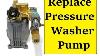 Replace Your Pressure Washer Pump