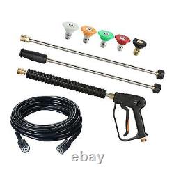 Replacement Pressure Washer Gun with Extension Wand, 4000 PSI, Power Washer Gun