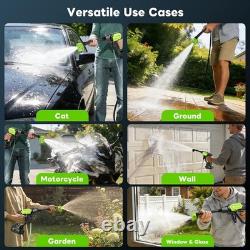 Rivlox Cordless Pressure Washer, 1500 PSI Portable Power Washer Black Green