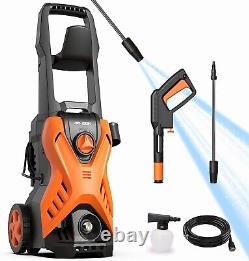 Rock&Rocker Powerful Electric Pressure Washer, 2150PSI Max 1.6 GPM Power Washer