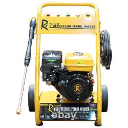 RocwooD Petrol Pressure Washer 3950 PSI 7HP 10 Litre High Power Jet FREE Oil