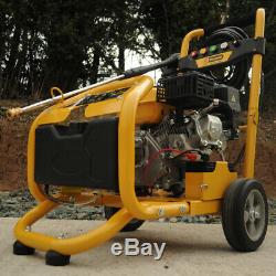 Rocwood Petrol Pressure Power Washer ELECTRIC START 3000 PSI 8HP Jet Washer
