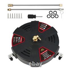 Rotary Surface Cleaner 16inch 3600PSI Driveway Power Washer High Pressure Washer