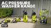 Ryobi Ac Pressure Washer Range In Action