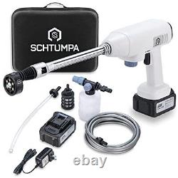 SCHTUMPA Cordless Pressure Washer 652PSI Portable Power Washer with 6-in-1 No