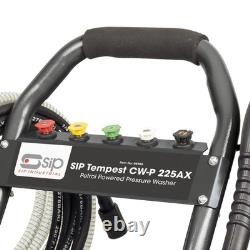 SIP TEMPEST Petrol Pressure Washer Power 3265psi 225 Bar 5.1kW 7hp 540L/h Flow