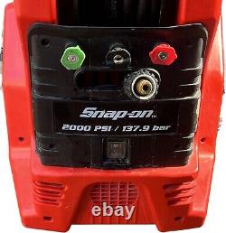 Snap On Pressure Washer 2000 PSI 137.9 Bar Snap-On Power Washer Wheeled Pump Kit