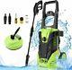 Topzone 150 Bar 2200 Psi Uk Electric Pressure Washer Jet Wash Patio Cleaner Ipx5