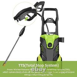 TOPZONE Electric Pressure Washer 3500PSI Water High Power Jet Wash Patio Car 12