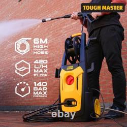 TOUGH MASTER Pressure Washer 2310 PSI 140 Bar High Power Jet Wash Patio Car