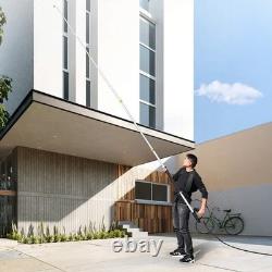Telescoping Pressure Washer Wand 4.8M Long, 4000PSI High Power Washer Gun Telesc