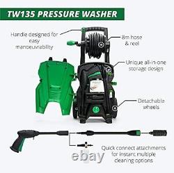 Turtle Wax Car Pressure Washer High Power 1958 PSI/135 BAR Jet Wash Car & Patio