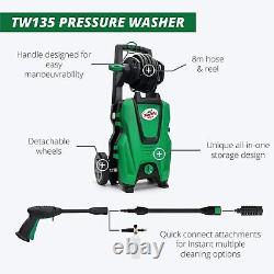 Turtle Wax Car Pressure Washer High Power 1958 PSI/135 BAR Jet Wash Car & Patio