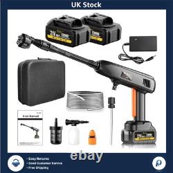 Ultimate Cordless Pressure Cleaning Power 1200PSI, Foam Cannon & 6-Nozzle Set