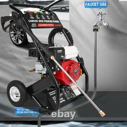 VEHPRO Petrol Power Pressure Jet Washer 3000PSI 7HP Engine With G-un Hose