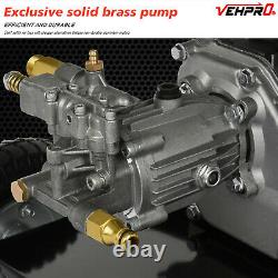 VEHPRO Petrol Power Pressure Jet Washer 3950PSI 6.5HP Engine With Gun Hose Kit