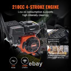 VEVOR Gas Pressure Washer Gas Powered Washer 3600 PSI 2.6 GPM 210cc 5 Nozzles