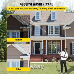 VEVOR High Pressure Power Washer Wand Lance Spray Nozzles Telescopic 4000psi