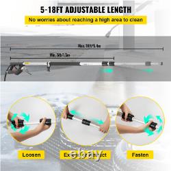 VEVOR High Pressure Power Washer Wand Lance Spray Nozzles Telescopic 4000psi