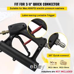 VEVOR High Pressure Power Washer Wand Lance Spray Nozzles Telescopic 4000psi