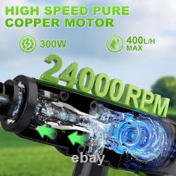 VOERJIA 21V Cordless Pressure Washer with LED Battery Display Up to 1000 PSI