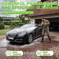 VOERJIA 21V Cordless Pressure Washer with LED Battery Display Up to 1000 PSI