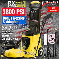 WILKS-USA RX550 Electric High Power Pressure Washer 3800PSI Power Jet Wash