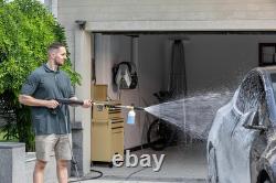 Wall Mounted Pressure Washer Plus, Max 2400 PSI, 2.0 GPM Electric Power Washer w