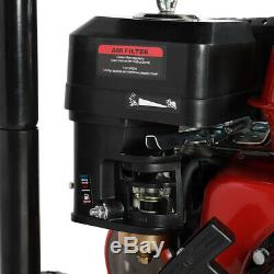Wheel-Mounted Petrol Pressure Jet Washer 7.0PH Engine 3950 PSI Power Car Cleaner