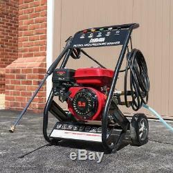 Wido MOBILE PETROL POWERED HIGH POWER PRESSURE JET WASHER ENGINE MAX 2500PSI