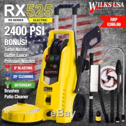 Wilks-USA Electric Pressure Washer 2400 PSI / 165 BAR Jet Power Patio Cleaner