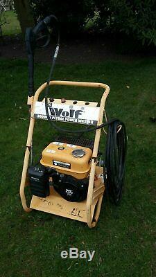 Wolf 4 Stroke Petrol Power Washer 3000 Psi 6.5hp Jet Pressure Cleaner Car Bike