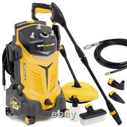 Wolf Electric Pressure Washer 2400psi Water Power Jet Sprayer Yellow High Power