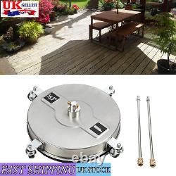 16,5 Nettoyeur de surface à haute pression 4000 PSI 1/4 QC en acier inoxydable