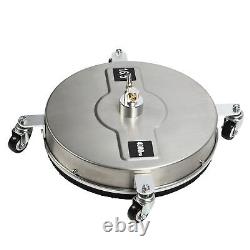 16,5 Nettoyeur de surface à haute pression 4000 PSI 1/4 QC en acier inoxydable