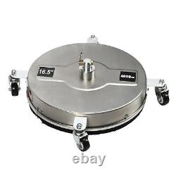 16,5 Nettoyeur de surface à haute pression 4000 PSI 1/4 QC en acier inoxydable