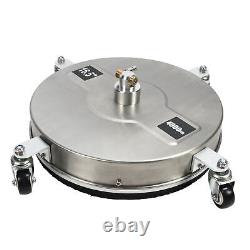 16,5 Nettoyeur de surface à haute pression 4000 PSI 1/4 QC en acier inoxydable