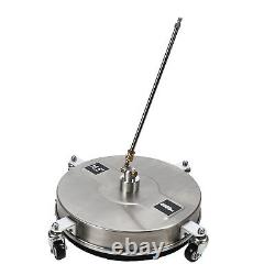 16,5 Nettoyeur de surface à haute pression 4000 PSI 1/4 QC en acier inoxydable