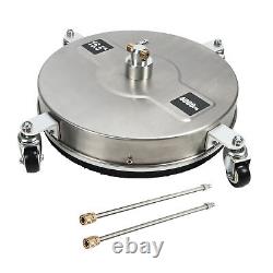 16,5 Nettoyeur de surface à haute pression 4000 PSI 1/4 QC en acier inoxydable