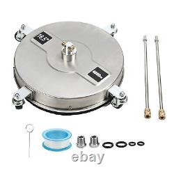 16,5 Nettoyeur de surface haute pression 4000 PSI 1/4 QC en acier inoxydable