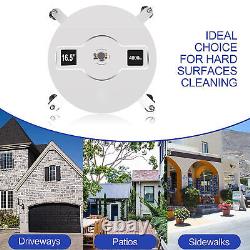 16,5 Nettoyeur de surface haute pression 4000 PSI 1/4 QC en acier inoxydable