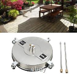 16,5 Nettoyeur de surface haute pression 4000 PSI 1/4 QC en acier inoxydable