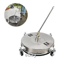 16,5 Nettoyeur de surface haute pression 4000 PSI 1/4 QC en acier inoxydable